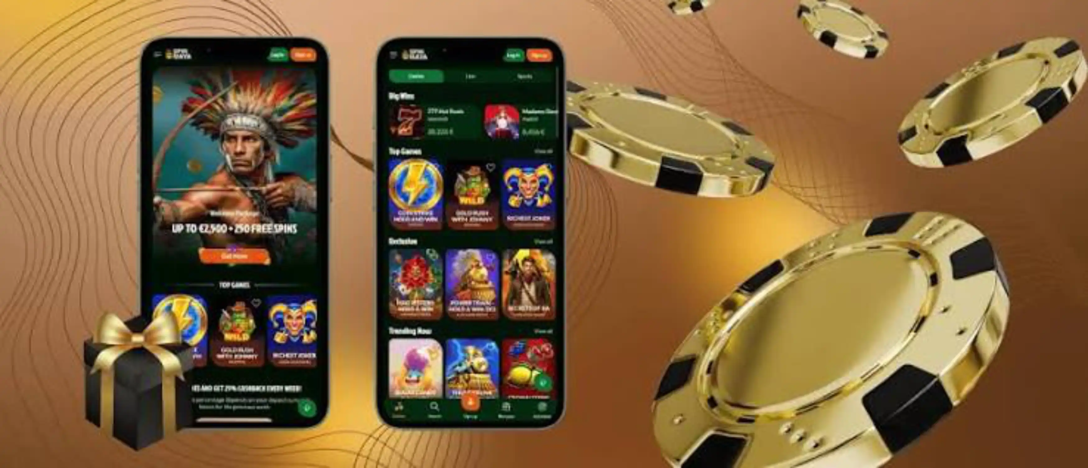 SpinMaya Casino App Screenshot